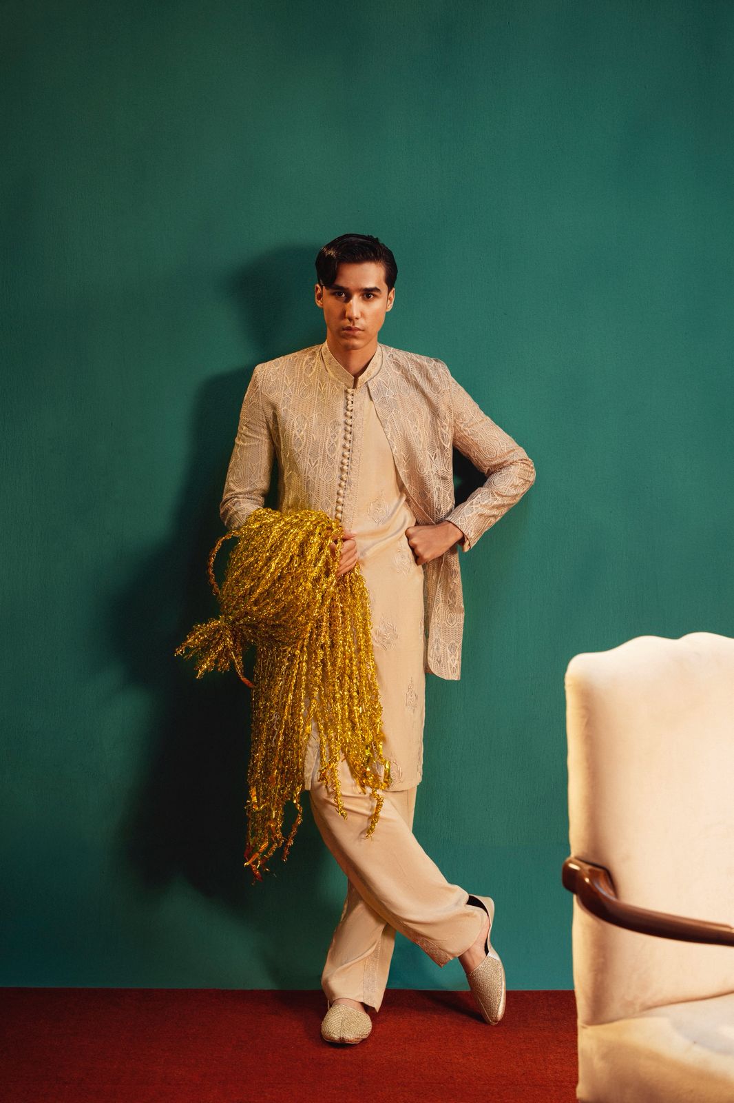 AR9046 - Ahmad Raza- clothing- Prince Suit