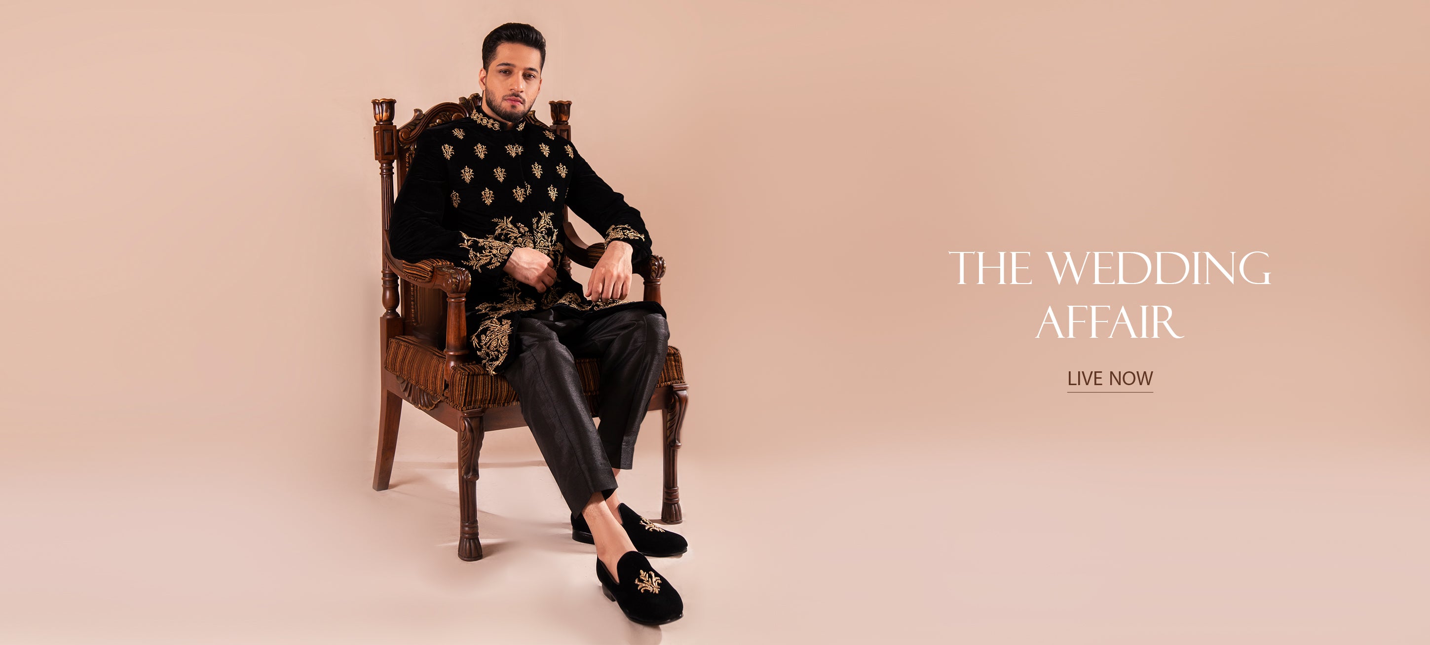 Ibtada E Ishq By Ahmad Raza Wash N Wear Embroidered Men Kurta Pajama - AR-5007